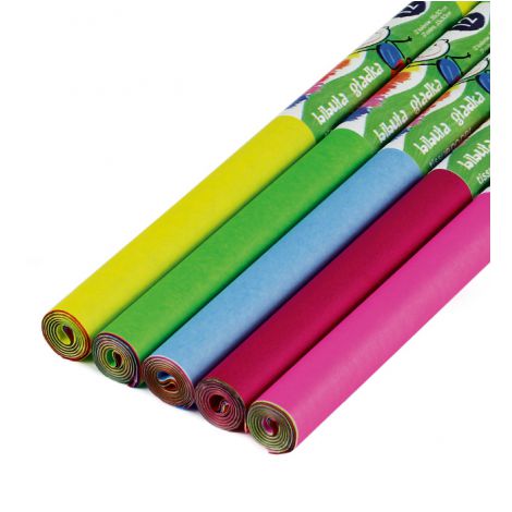 Bibuła gładka Fiorello A4, 5x12 kolorów - 2
